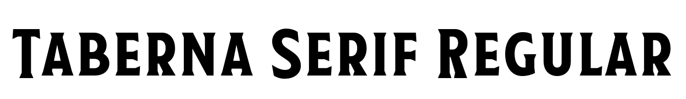 Taberna Serif Regular